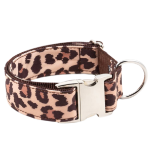 collier copons motifs leopard