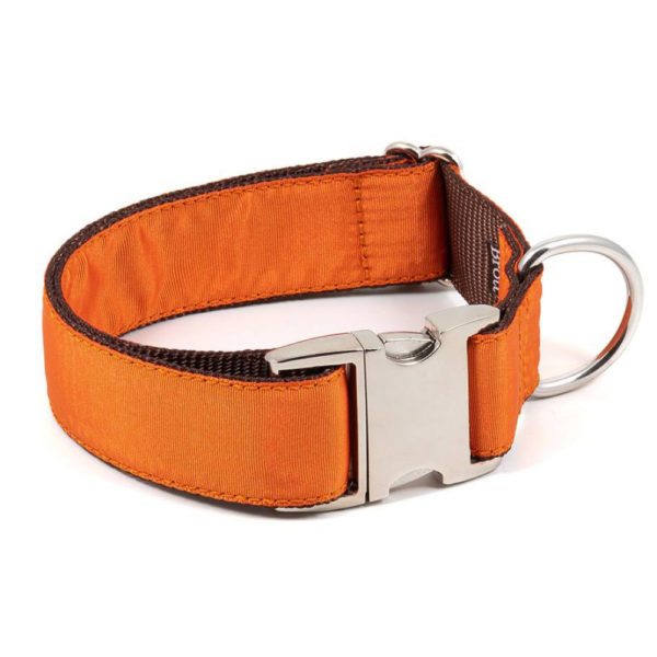 collier solid orange brott